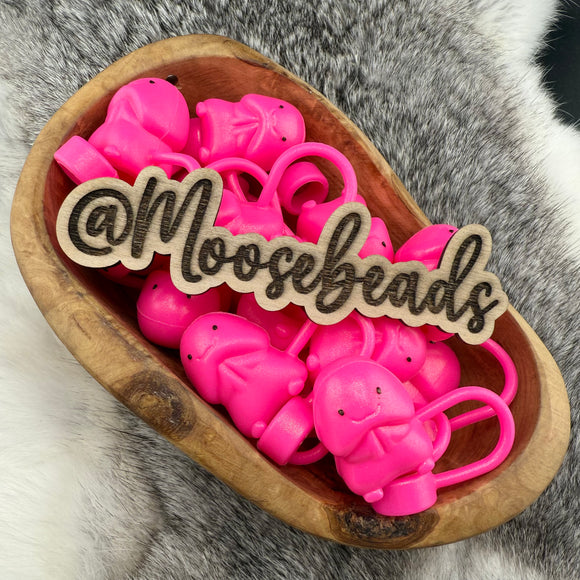 BST-116 Hot Pink Opal Richard 12mm SILICONE Straw Topper EXCLUSIVE (M.A.D.)
