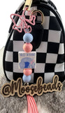 Blue Bow Swivel Charm Clip (1 per Order)