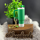 Lucky Green Mini Tumbler Keychain
