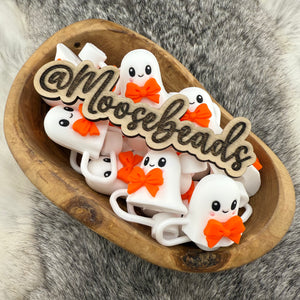 BST-140 CUDDLES the 3D Ghost Silicone Straw Topper EXCLUSIVE
