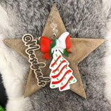 Mistletoe Twist JUMBO Bow w/ Tails Silicone Focal EXCLUSIVE
