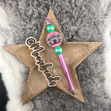 S-1317 Home of One Naughty Elf Printed Silicone Focal EXCLUSIVE