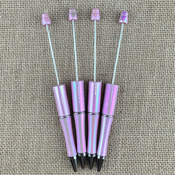 Pastel Purple OPAL PLASTIC Beadable Ink Pen