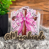 Cross w/ Bow Pen Box