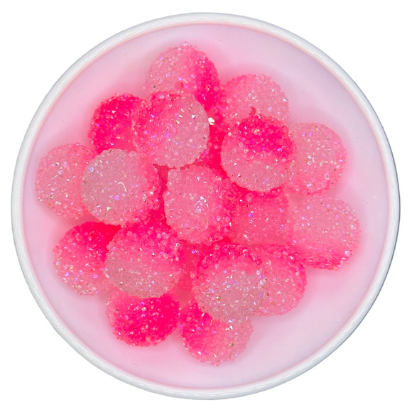 R-15 Hot Pink Ombre Sugar Beads