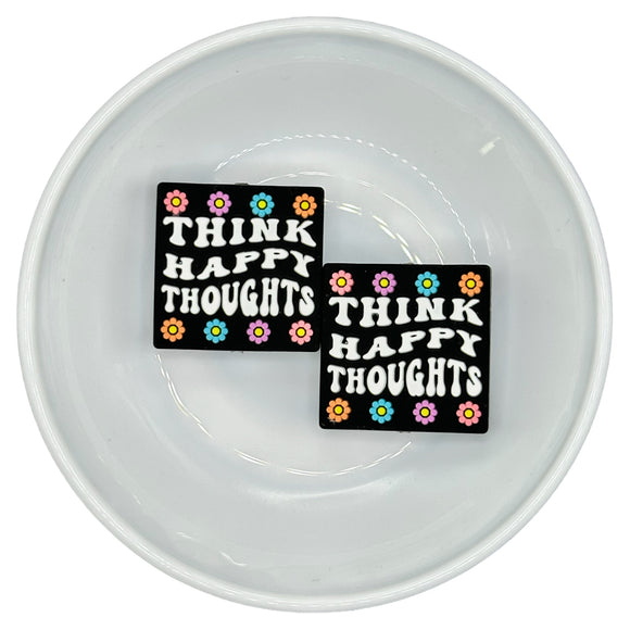 S-29 Multi-Colored Think Happy Thoughts Silicone Buddy EXCLUSIVE