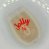 Jolly AF 3D Wine Glass Silicone Buddy