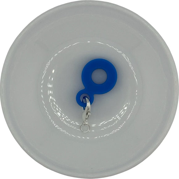 Royal blue Straw Adapter for Tumbler Charm