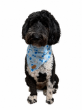 BLUE Jesus Loves You, Silly Goose Dog Bandana EXCLUSIVE