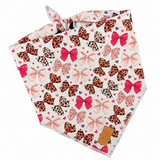 Pink Leopard Bows Dog Bandana EXCLUSIVE