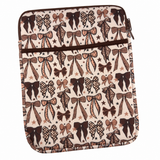 Mocha Bows 11 Inch IPAD Case EXCLUSIVE
