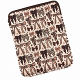 Mocha Bows 11 Inch IPAD Case EXCLUSIVE