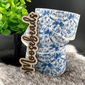 Yale Blue Coquette Flowers Silicone Boots for Tumblers EXCLUSIVE