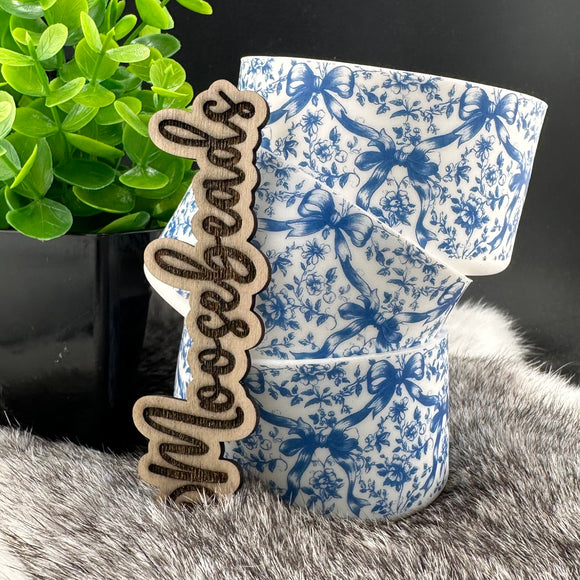 Yale Blue Coquette Flowers Silicone Boots for Tumblers EXCLUSIVE