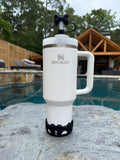 TB-10 Black Bow Silicone Tumbler Boot EXCLUSIVE