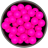 15-118 NEON PURPLE 15mm Silicone Bead EXCLUSIVE