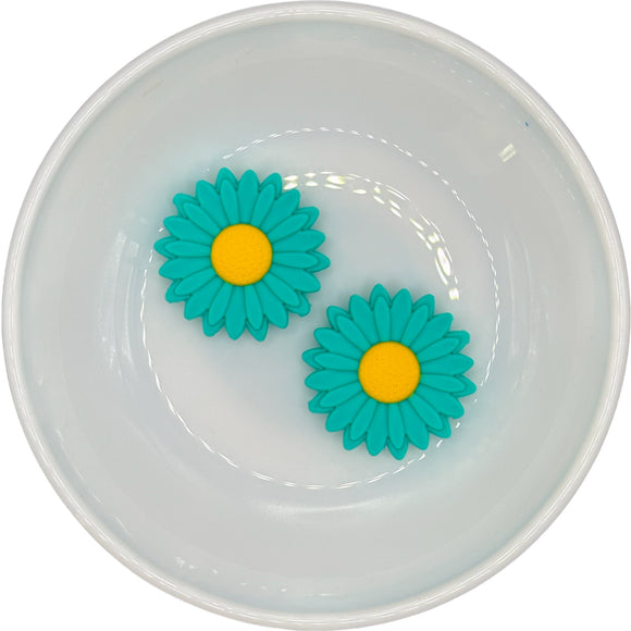 TURQUOISE LARGE Daisy Silicone Buddy