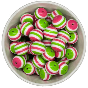 Hibiscus & Lime Stripes
