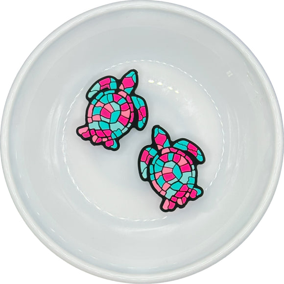 s-539 MOSAIC Sea Turtle Silicone Buddy EXCLUSIVE