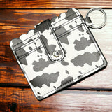 PRINTED WALLETS w/ SILVER HARDWARE