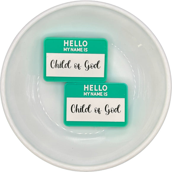 CHILD OF GOD Name Tag Silicone Buddy EXCLUSIVE
