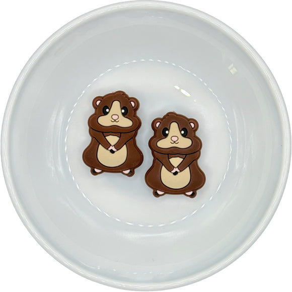 S-235 DARK BROWN Guinea Pig Silicone Buddy