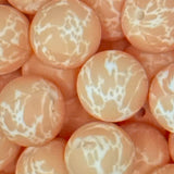 15-31 CORAL Cowhide 15mm Silicone Bead EXCLUSIVE