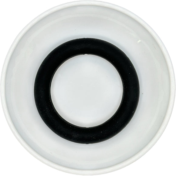 S-612 BLACK 65mm Silicone Ring/Pendant