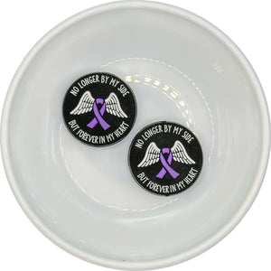 S-82 No Longer By My Side Fentanyl/Overdose Awareness (Purple Ribbon) Silicone Buddy EXCLUSIVE