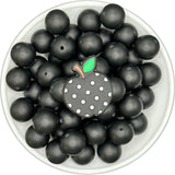 BLACK Polka-Dot Apple Silicone Buddy EXCLUSIVE