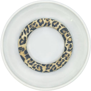 LEOPARD Print 65mm Silicone Ring/Pendant