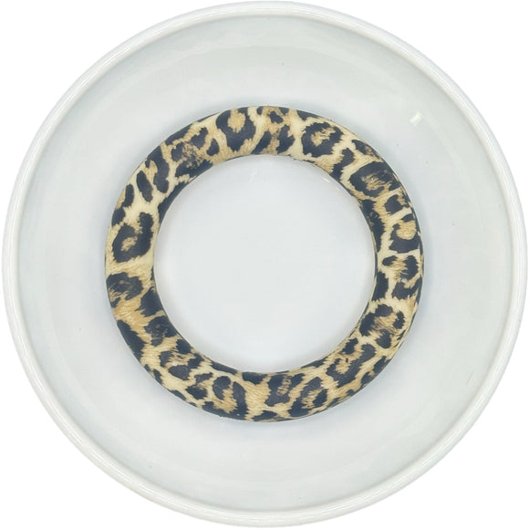 LEOPARD Print 65mm Silicone Ring/Pendant