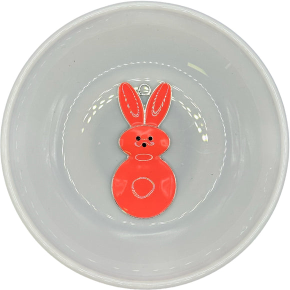 Coral Pink Bunny Pendant 51.5x25mm
