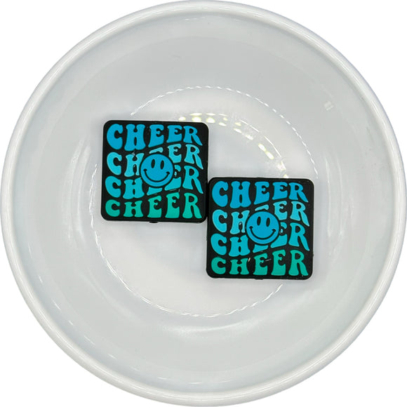 TURQUOISE OMBRE CHEER, CHEER, CHEER Silicone Buddy EXCLUSIVE