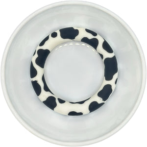 COW Print 65mm Silicone Ring/Pendant