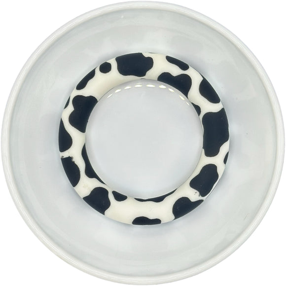 COW Print 65mm Silicone Ring/Pendant