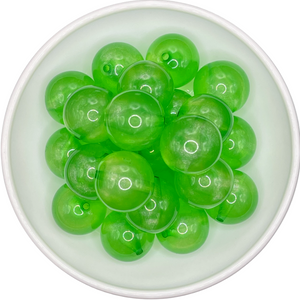 Green Jelly Shimmer Beads