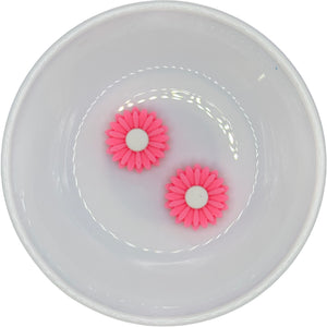 BRIGHT PINK SMALL Daisy Silicone Buddy