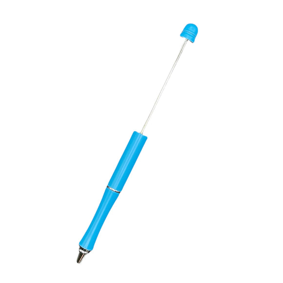 NEW Light Blue Beadable ALL METAL Pens