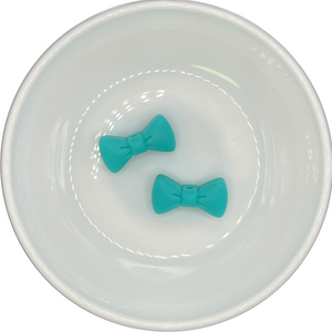TURQUOISE BOW Silicone Buddy EXCLUSIVE 25x13mm
