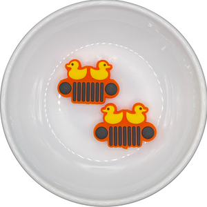 S-340 ORANGE Duck Duck Silicone Buddy 23x32.5mm EXCLUSIVE