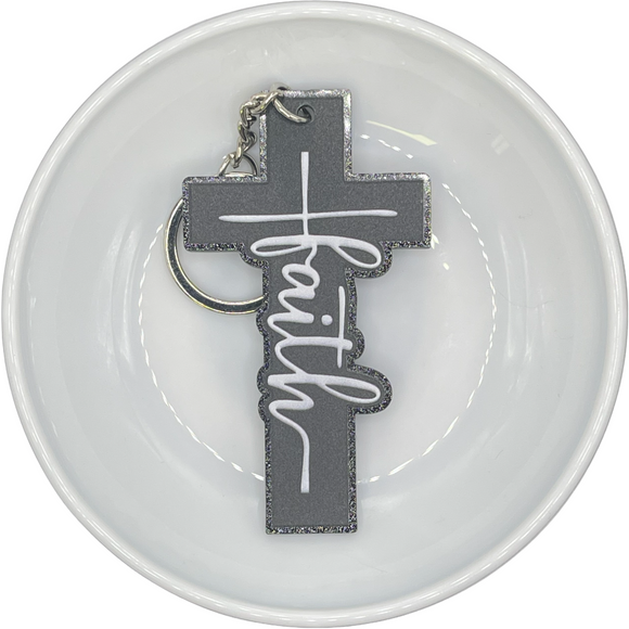 Decorated Faith Acrylic Keychain