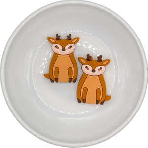 Woodland Deer Silicone Buddy 36x25mm