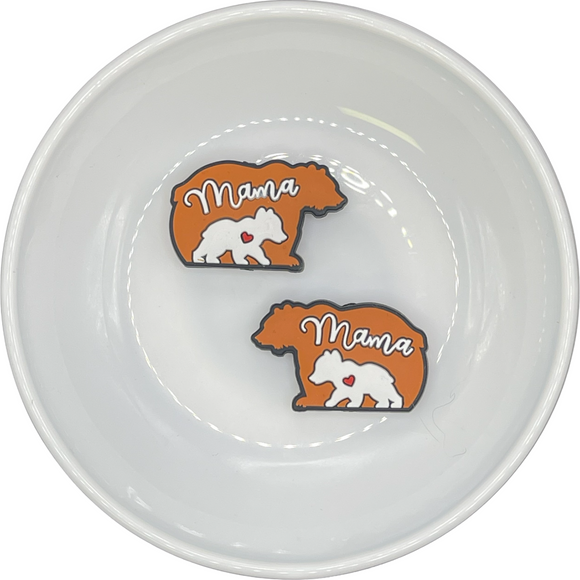 BROWN Mama Bear Silicone Buddy EXCLUSIVE 20x33mm