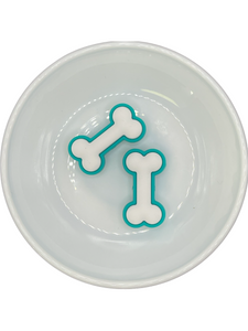 Turquoise Bone Silicone Buddy EXCLUSIVE 27.5x29.5mm