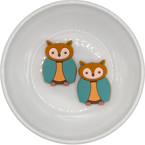 Woodland Owl Silicone Buddy 34x25.5mm