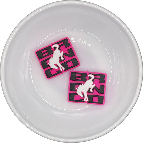 HOT PINK Bucking Horse Silicone Buddy 24.5x28mm EXCLUSIVE
