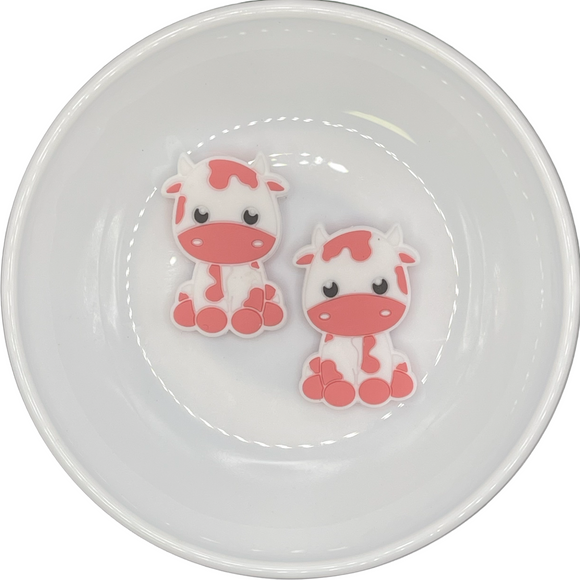 S-187 Strawberry the Cow Silicone Buddy 35x24mm