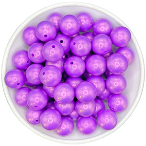 Purple Opal 15mm Silicone Bead