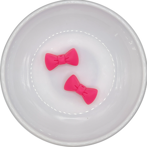 HOT PINK BOW Silicone Buddy EXCLUSIVE 25x13mm